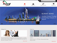 Tablet Screenshot of kuwaitwind.com